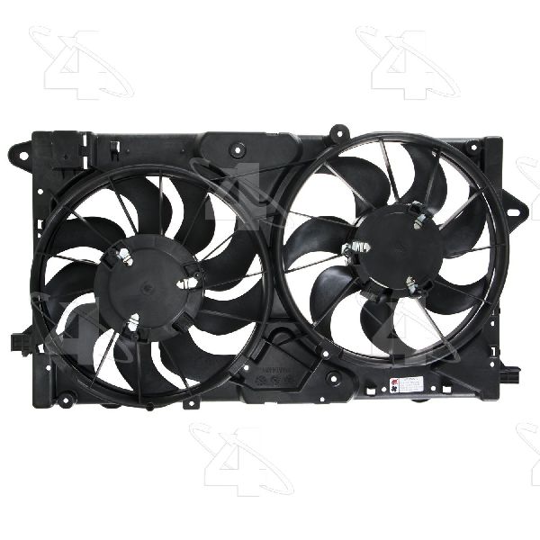 2013-2015 Cadillac XTS Dual Radiator and Condenser Fan Assembly (Four Seasons)