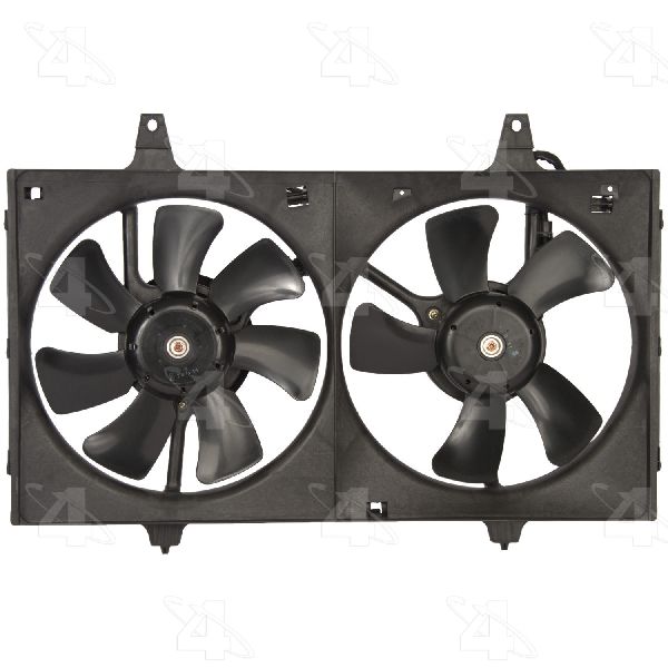1996-1999 INFINITI I30 Dual Radiator and Condenser Fan Assembly (Four Seasons)