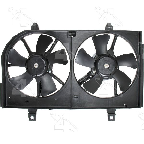 2000-2001 INFINITI I30 Dual Radiator and Condenser Fan Assembly (Four Seasons)