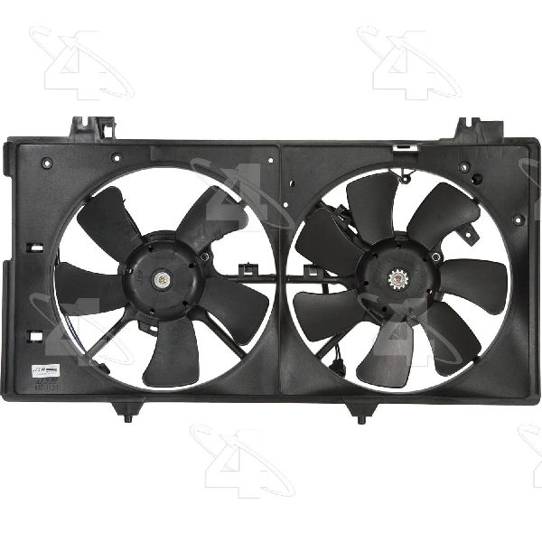 2003-2008 Mazda 6 Dual Radiator and Condenser Fan Assembly (Four Seasons)
