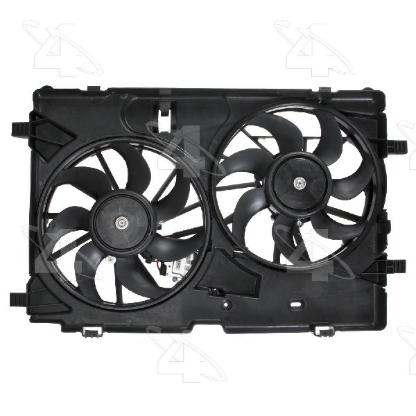 2010-2012 Lincoln MKZ Dual Radiator and Condenser Fan Assembly (Four Seasons)