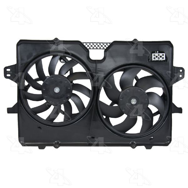 2009-2011 Mazda Tribute Dual Radiator and Condenser Fan Assembly (Four Seasons)