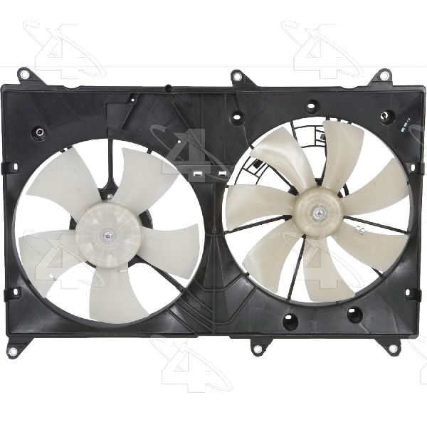 2004-2007 Toyota Highlander Dual Radiator and Condenser Fan Assembly (Four Seasons)