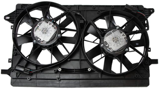 2016-2019 Chevrolet Volt Dual Radiator and Condenser Fan Assembly (Four Seasons)