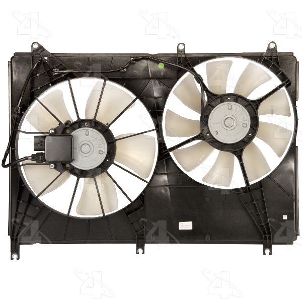 2004-2010 Mitsubishi Endeavor Dual Radiator and Condenser Fan Assembly (Four Seasons)