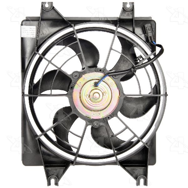 1995-1999 Hyundai Accent A/C Condenser Fan Assembly (Four Seasons)