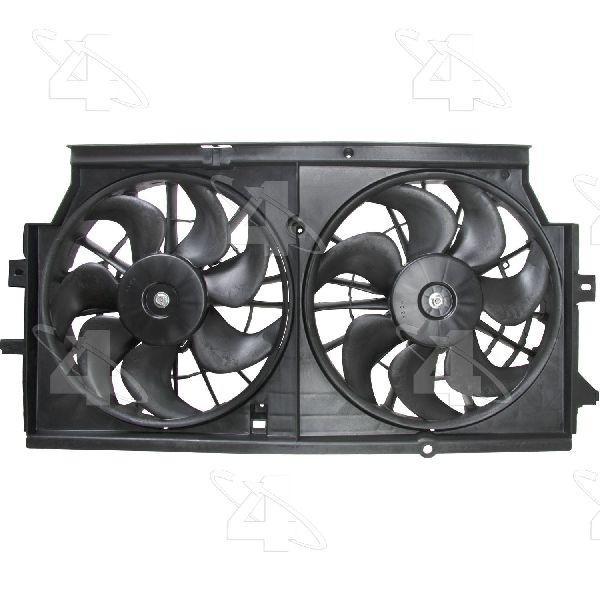 2000-2001 Buick Century Dual Radiator and Condenser Fan Assembly (Four Seasons)