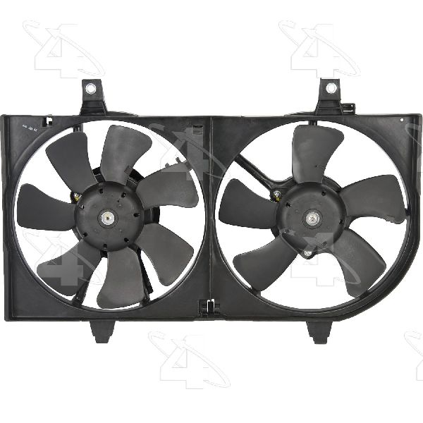 2003-2006 Nissan Sentra Dual Radiator and Condenser Fan Assembly (Four Seasons)
