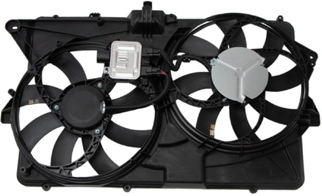2009 Ford Flex Dual Radiator and Condenser Fan Assembly (Four Seasons)