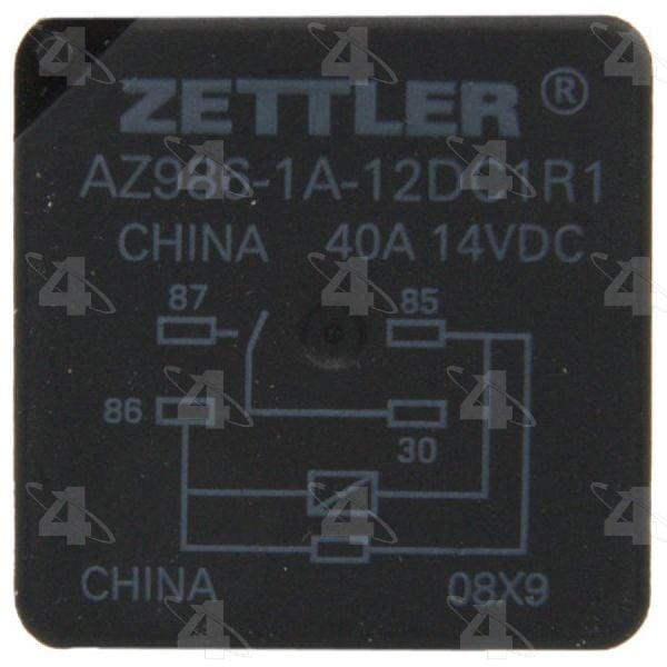 2005-2007 Chevrolet Equinox Engine Cooling Fan Motor Relay (Four Seasons)