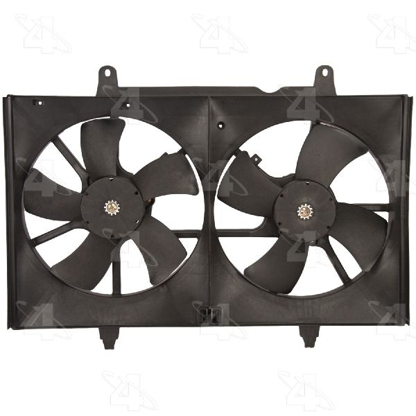2004-2009 Nissan Quest Dual Radiator and Condenser Fan Assembly (Four Seasons)