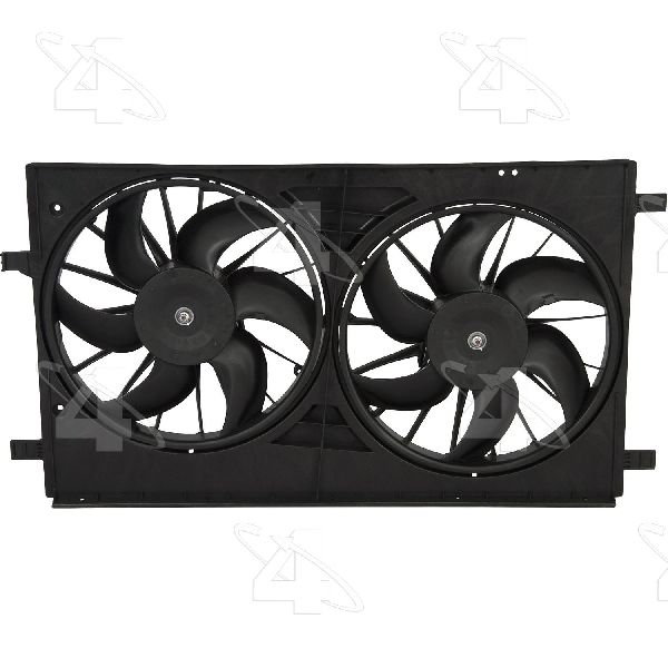 2008-2014 Dodge Avenger Dual Radiator and Condenser Fan Assembly (Four Seasons)