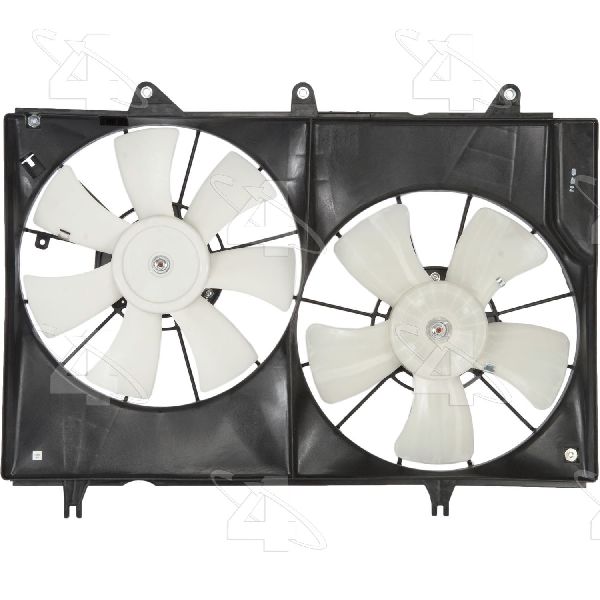 2004-2007 Cadillac CTS Dual Radiator and Condenser Fan Assembly (Four Seasons)
