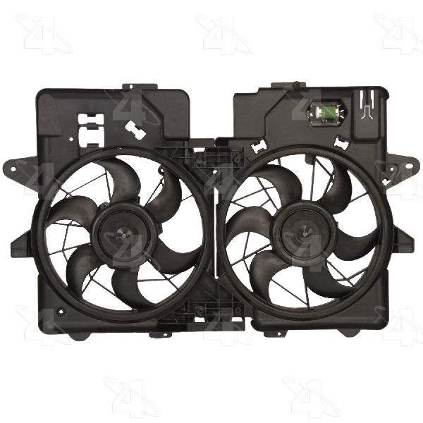2005-2006 Mazda Tribute Dual Radiator and Condenser Fan Assembly (Four Seasons)
