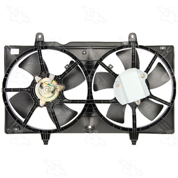 2002-2005 Nissan Altima Dual Radiator and Condenser Fan Assembly (Four Seasons)