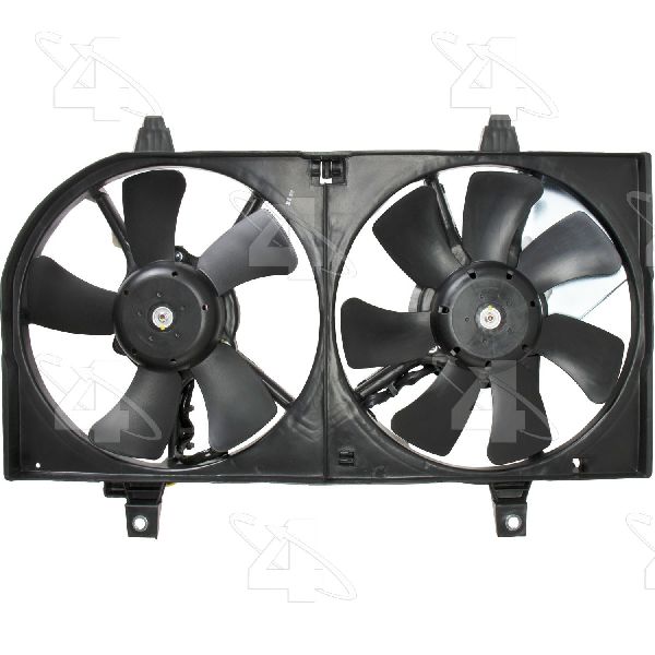 2000-2001 Nissan Sentra Dual Radiator and Condenser Fan Assembly (Four Seasons)