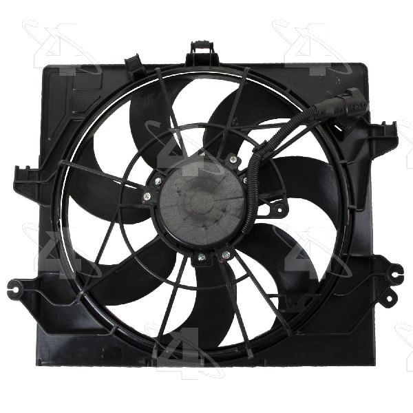 2013-2017 Hyundai Veloster Engine Cooling Fan Assembly (Four Seasons)