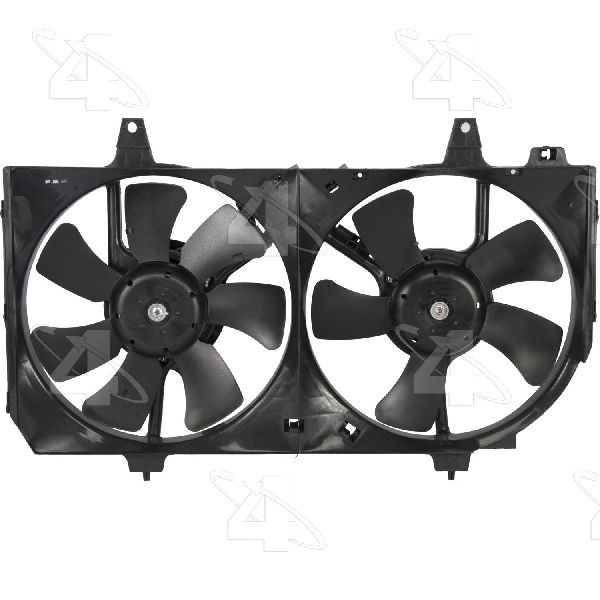 1999-2002 INFINITI G20 Dual Radiator and Condenser Fan Assembly (Four Seasons)