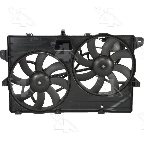 2007-2009 Lincoln MKX Dual Radiator and Condenser Fan Assembly (Four Seasons)