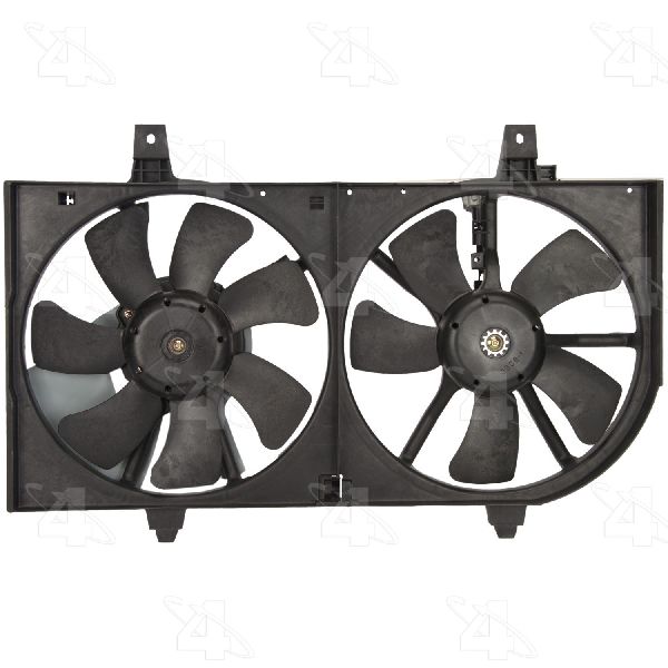 2002-2006 Nissan Sentra Dual Radiator and Condenser Fan Assembly (Four Seasons)