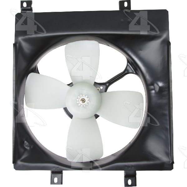 1986-1989 Mazda 323 Engine Cooling Fan Assembly (Four Seasons)