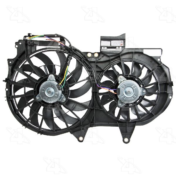2005-2008 Audi A4 Dual Radiator and Condenser Fan Assembly (Four Seasons)