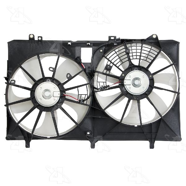 2011-2014 Toyota Sienna Dual Radiator and Condenser Fan Assembly (Four Seasons)