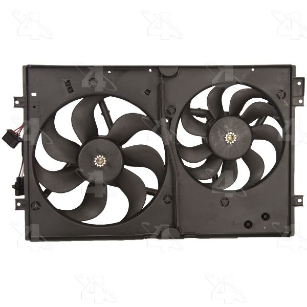 2000-2006 Audi TT Dual Radiator and Condenser Fan Assembly (Four Seasons)