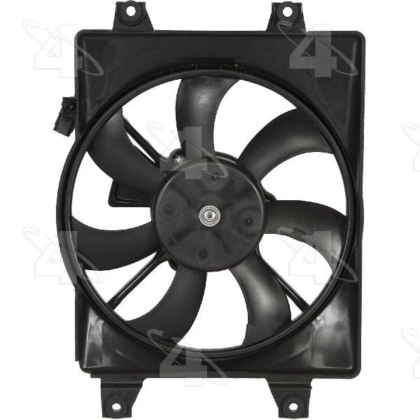 2000-2002 Hyundai Accent A/C Condenser Fan Assembly (Four Seasons)