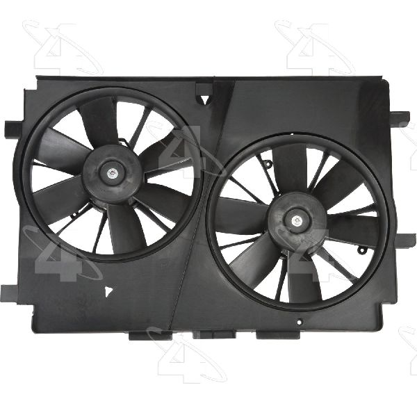 1998-2002 Pontiac Firebird Dual Radiator and Condenser Fan Assembly (Four Seasons)