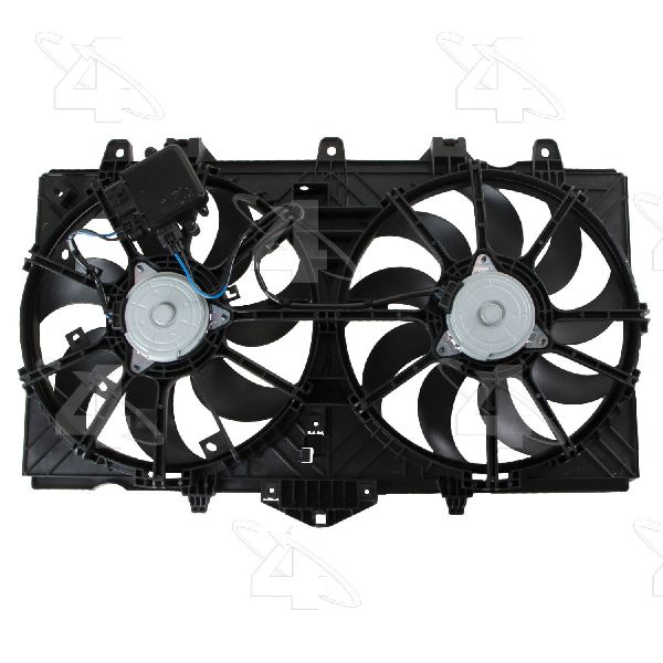 2014-2018 INFINITI Q50 Dual Radiator and Condenser Fan Assembly (Four Seasons)
