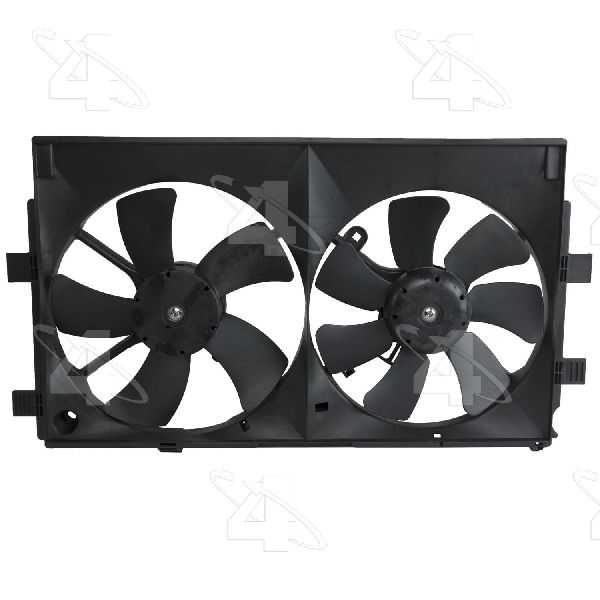 2008-2014 Mitsubishi Lancer Dual Radiator and Condenser Fan Assembly (Four Seasons)