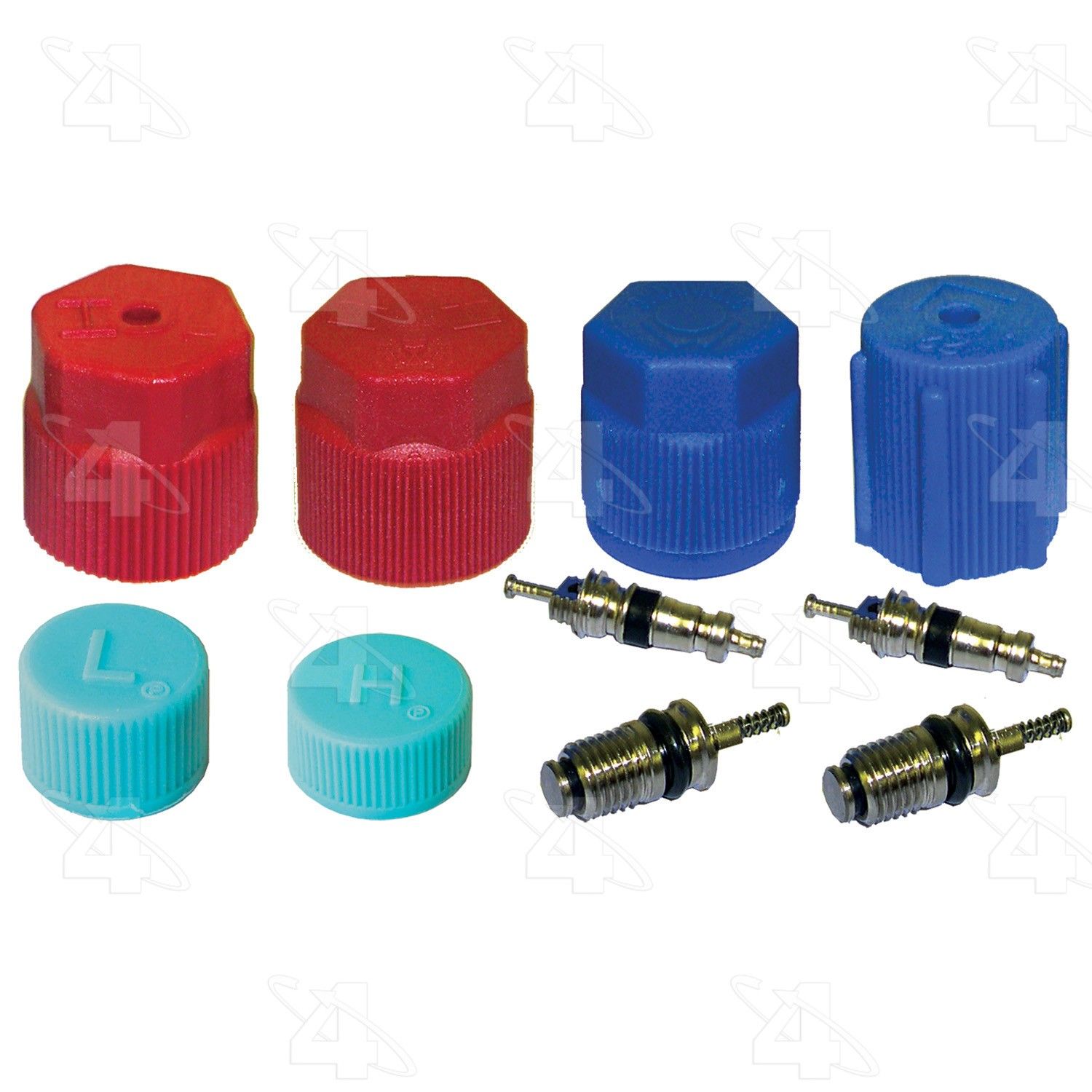A/C System Valve Core and Cap Kit