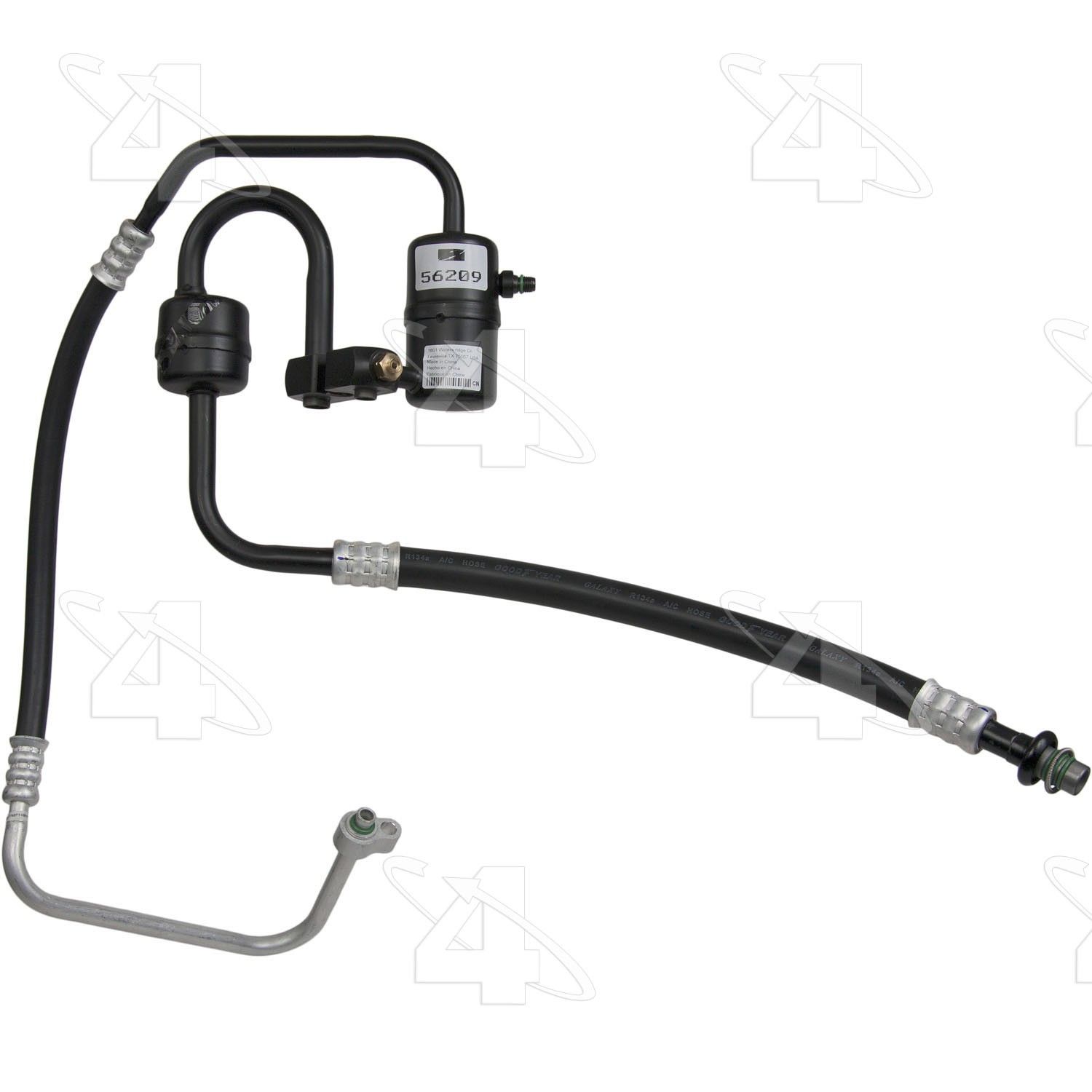 1999, 1998, 1997 Ford Taurus A/C Refrigerant Discharge / Suction Hose Assembly