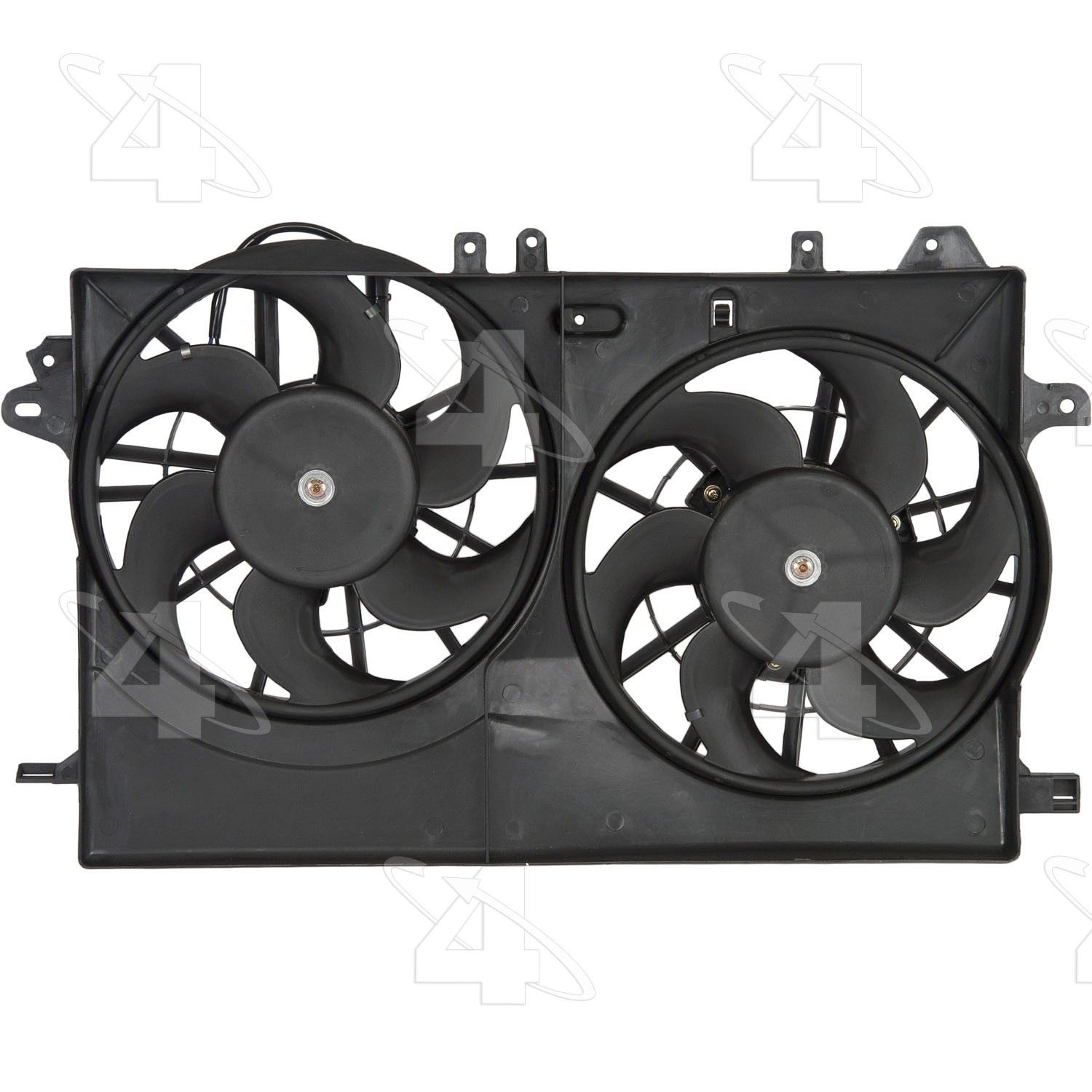 2009, 2008, 2007, 2006, 2005, 2004, 2003, 2002, 2001, 2000, 1999 Saab 9-5 Dual Radiator and Condenser Fan Assembly