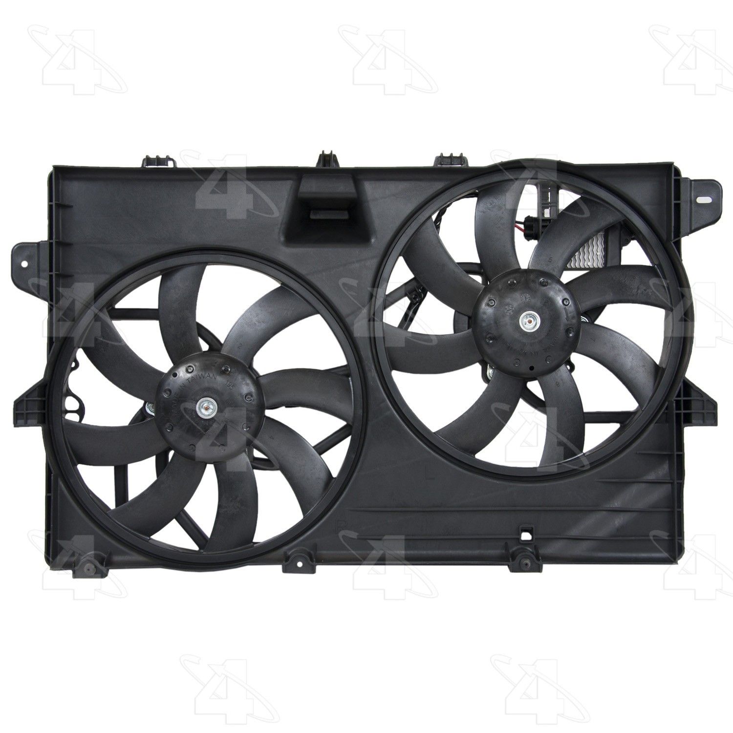 2015, 2014, 2013, 2012, 2011, 2010, 2009, 2008, 2007 Ford Edge Dual Radiator and Condenser Fan Assembly
