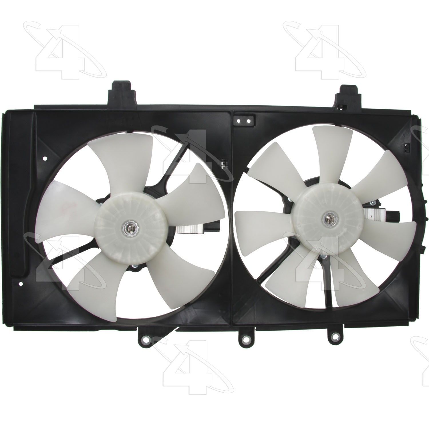 2003, 2002, 2001 Dodge Neon Dual Radiator and Condenser Fan Assembly