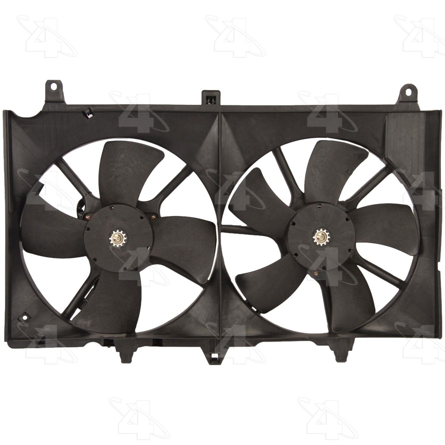 2006, 2005, 2004, 2003 INFINITI G35 Dual Radiator and Condenser Fan Assembly