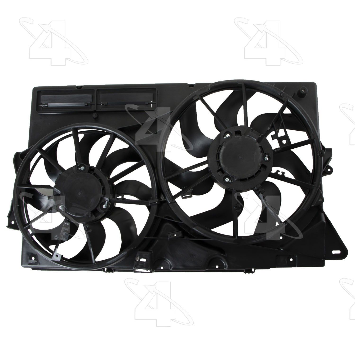 2019, 2018, 2017, 2016, 2015, 2014, 2013 Ford Taurus Dual Radiator and Condenser Fan Assembly