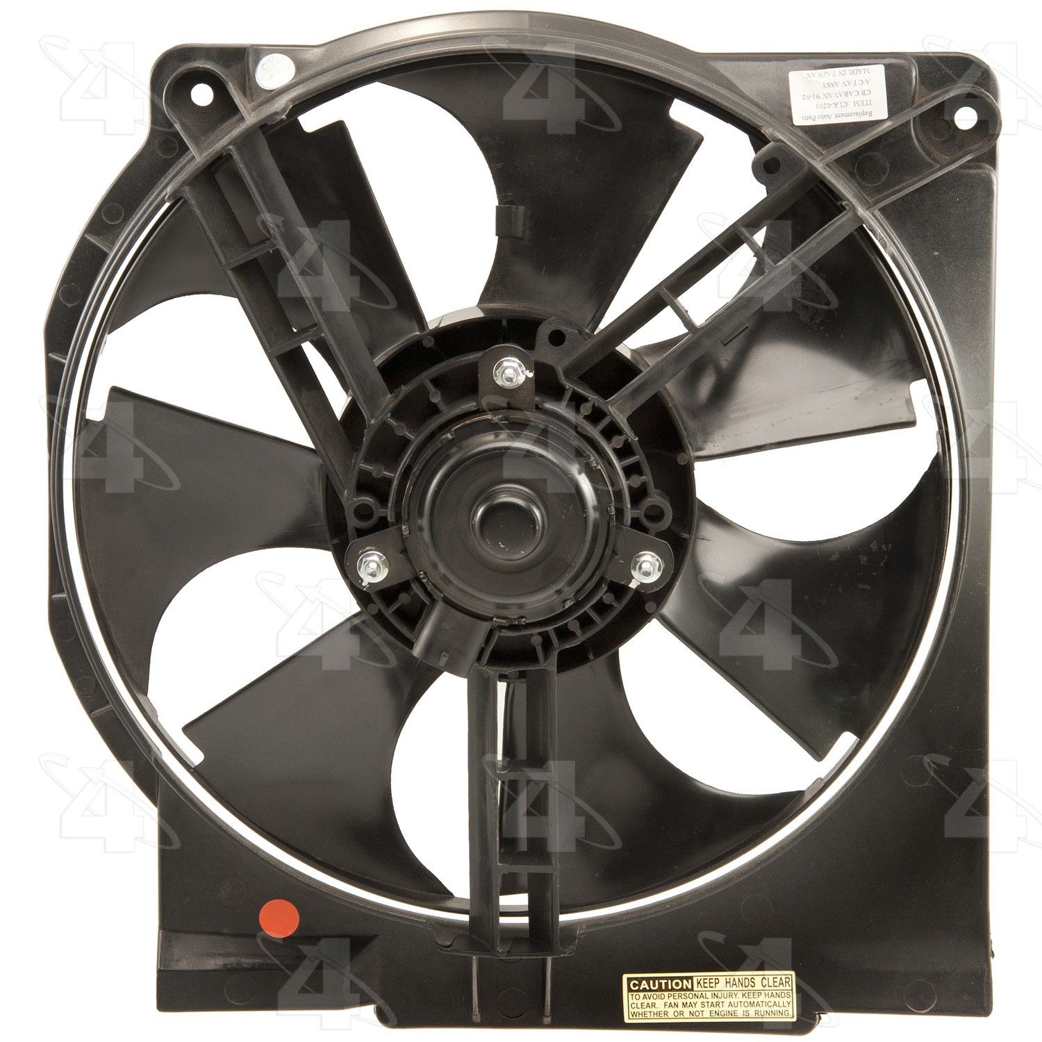 1992, 1991 Dodge Caravan A/C Condenser Fan Assembly