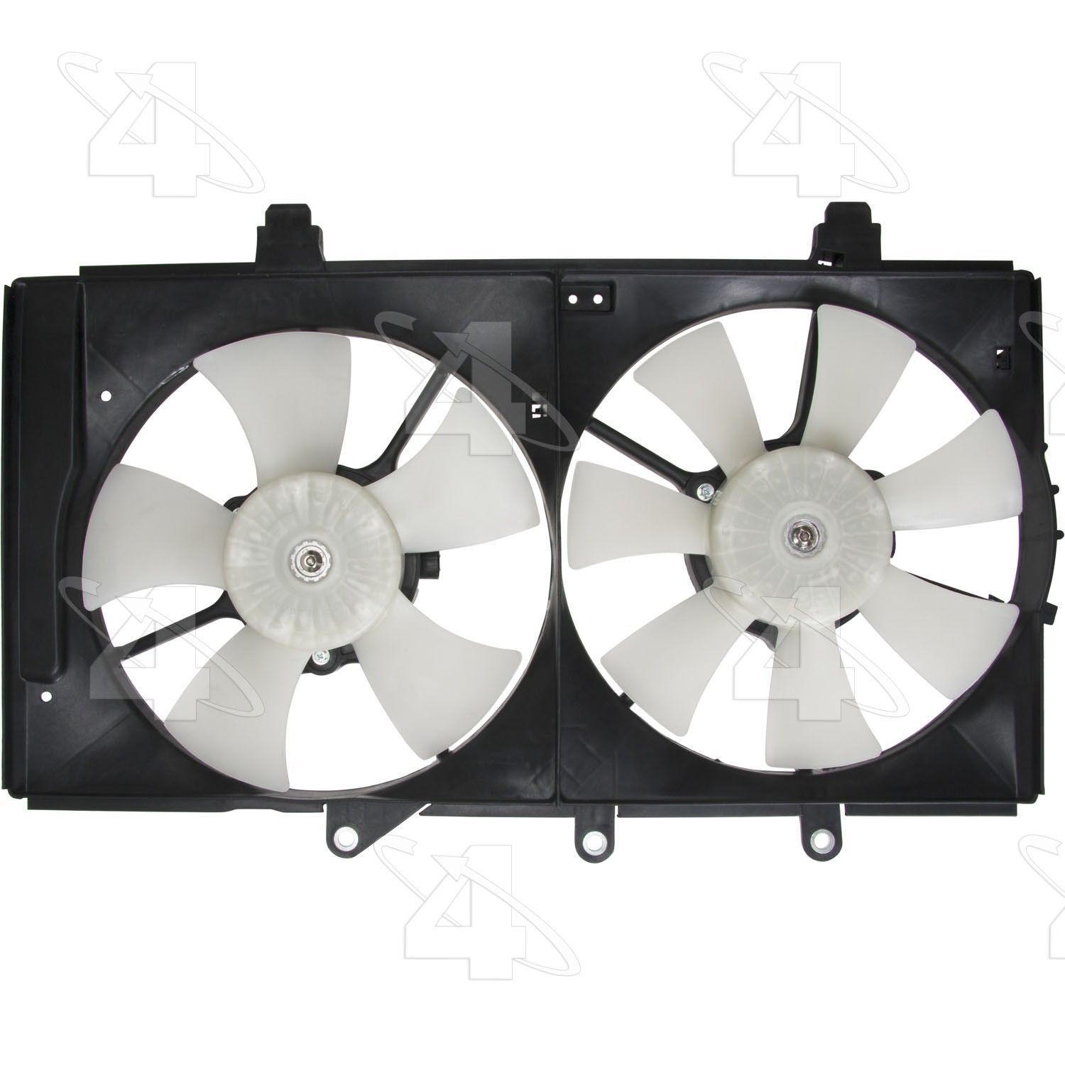 2005, 2004 Dodge Neon Dual Radiator and Condenser Fan Assembly
