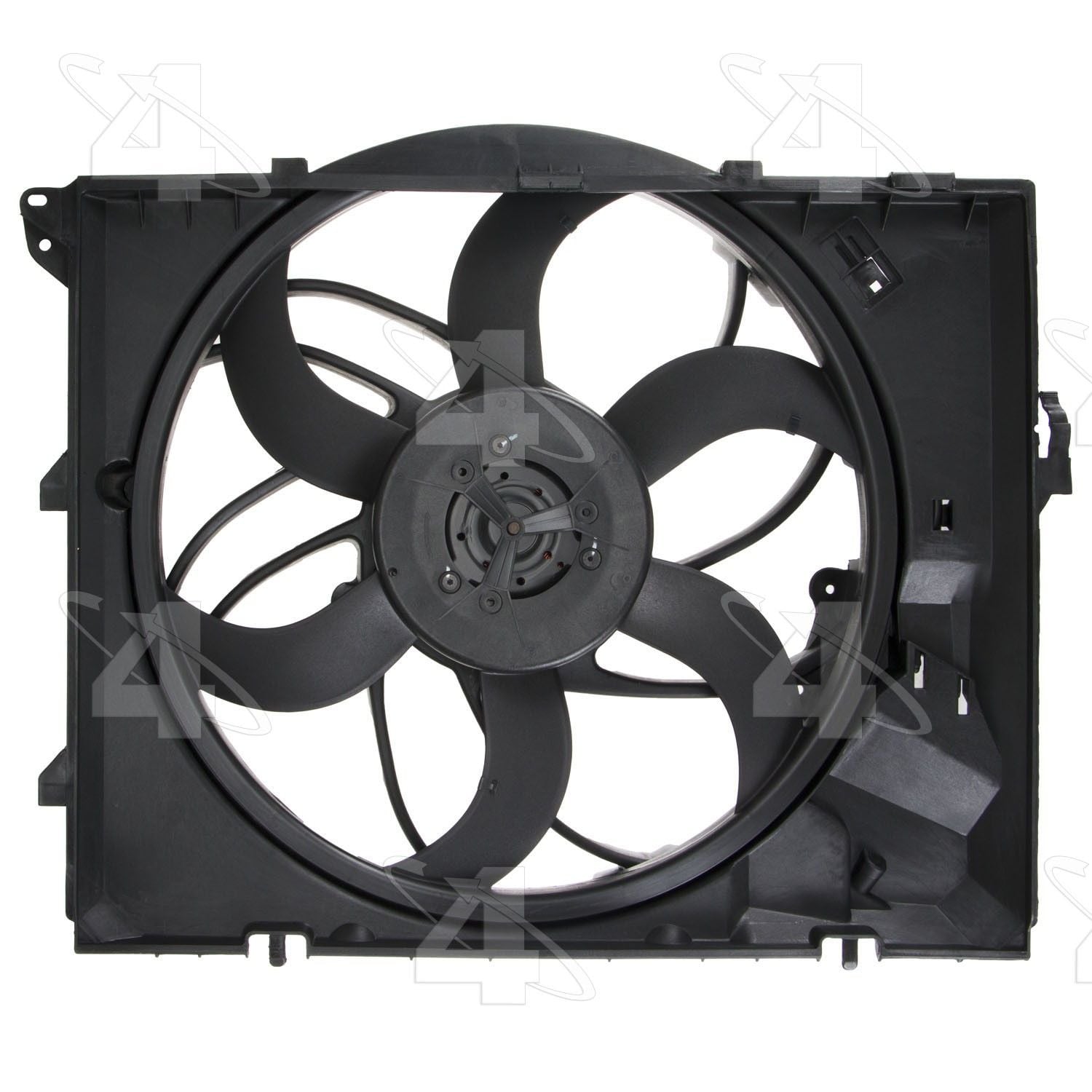 2009-2011 BMW 325i Engine Cooling Fan Assembly Four Seasons