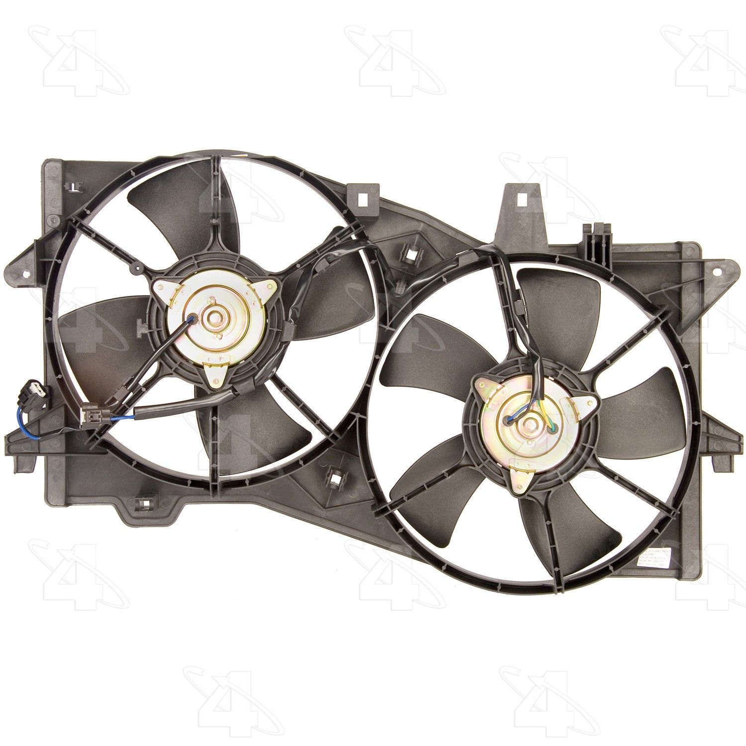 2006, 2005, 2004, 2003, 2002 Mazda MPV Dual Radiator and Condenser Fan Assembly