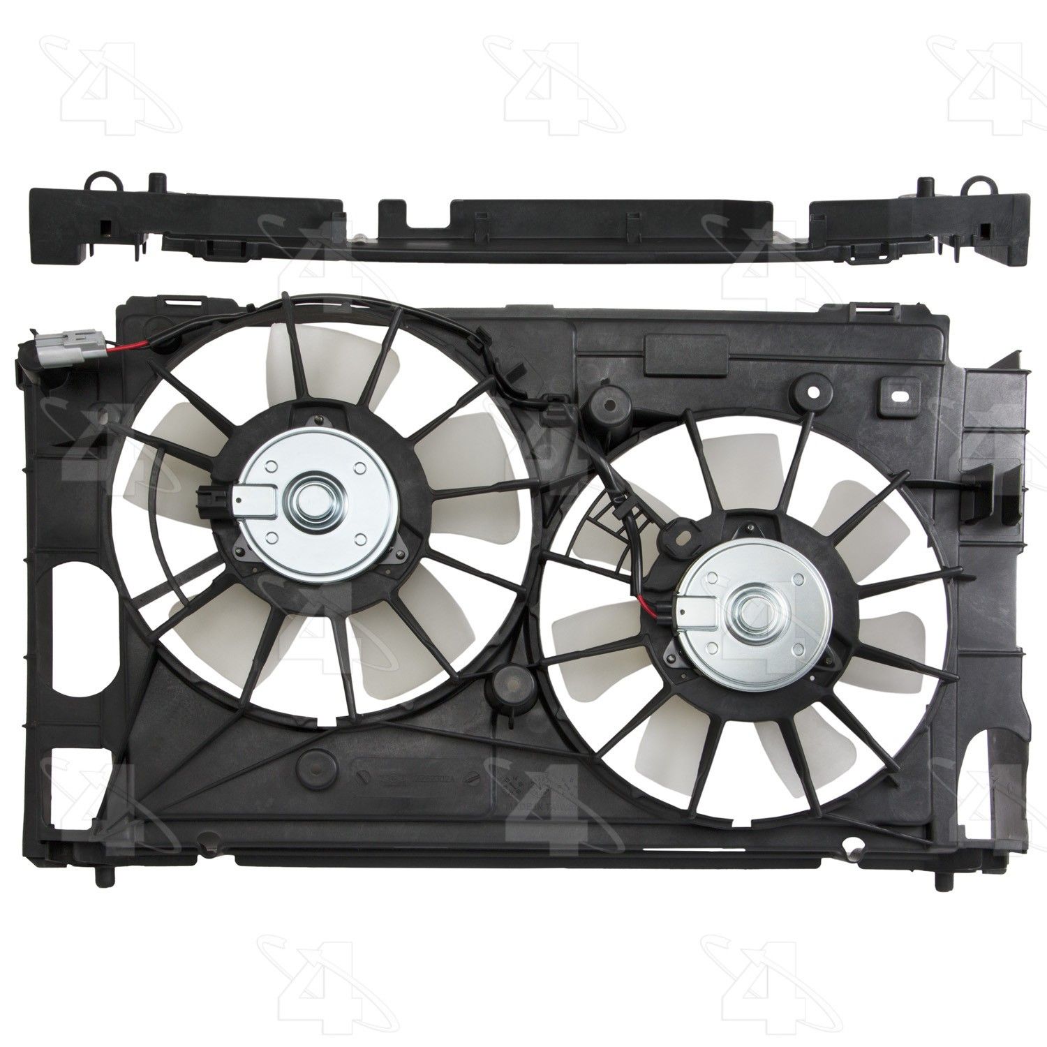 2014, 2013, 2012, 2011, 2010 Toyota Prius Dual Radiator and Condenser Fan Assembly