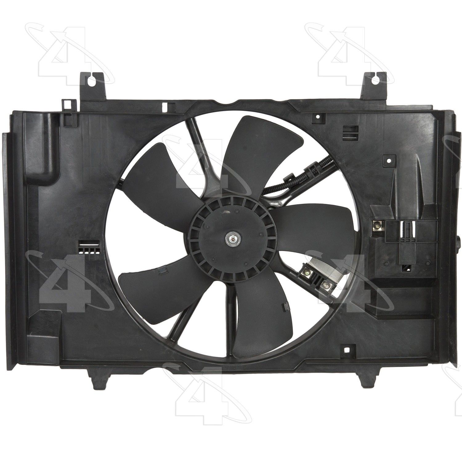 Nissan Versa Engine Cooling Fan Embly Replacement Dorman Four 2007 Nissan Versa Engine Cooling Fan Embly Four Seasons 76201