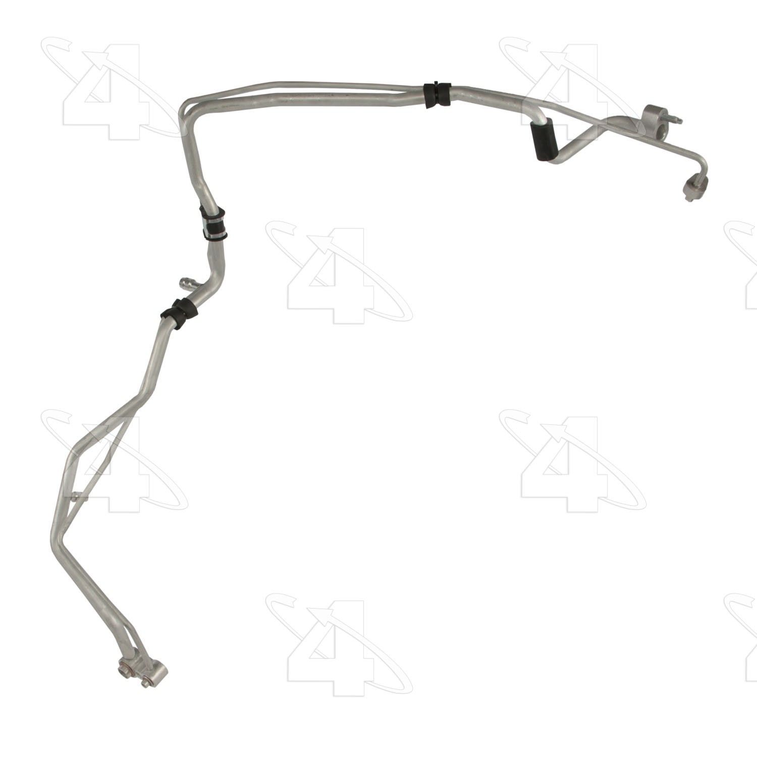 2017, 2016, 2015, 2014, 2013, 2012, 2011, 2010 Jeep Compass A/C Suction and Liquid Line Hose Assembly