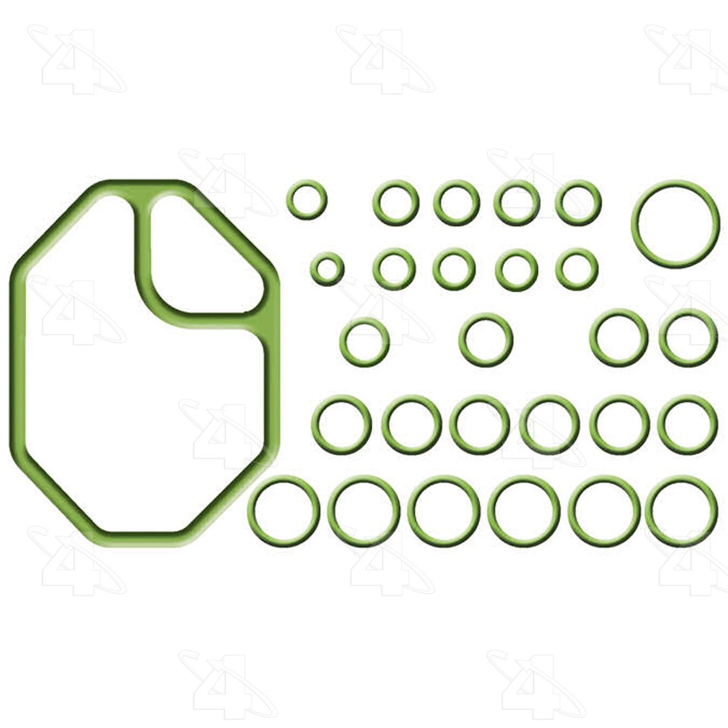 1989, 1988, 1987, 1986 Hyundai Excel A/C System O-Ring and Gasket Kit