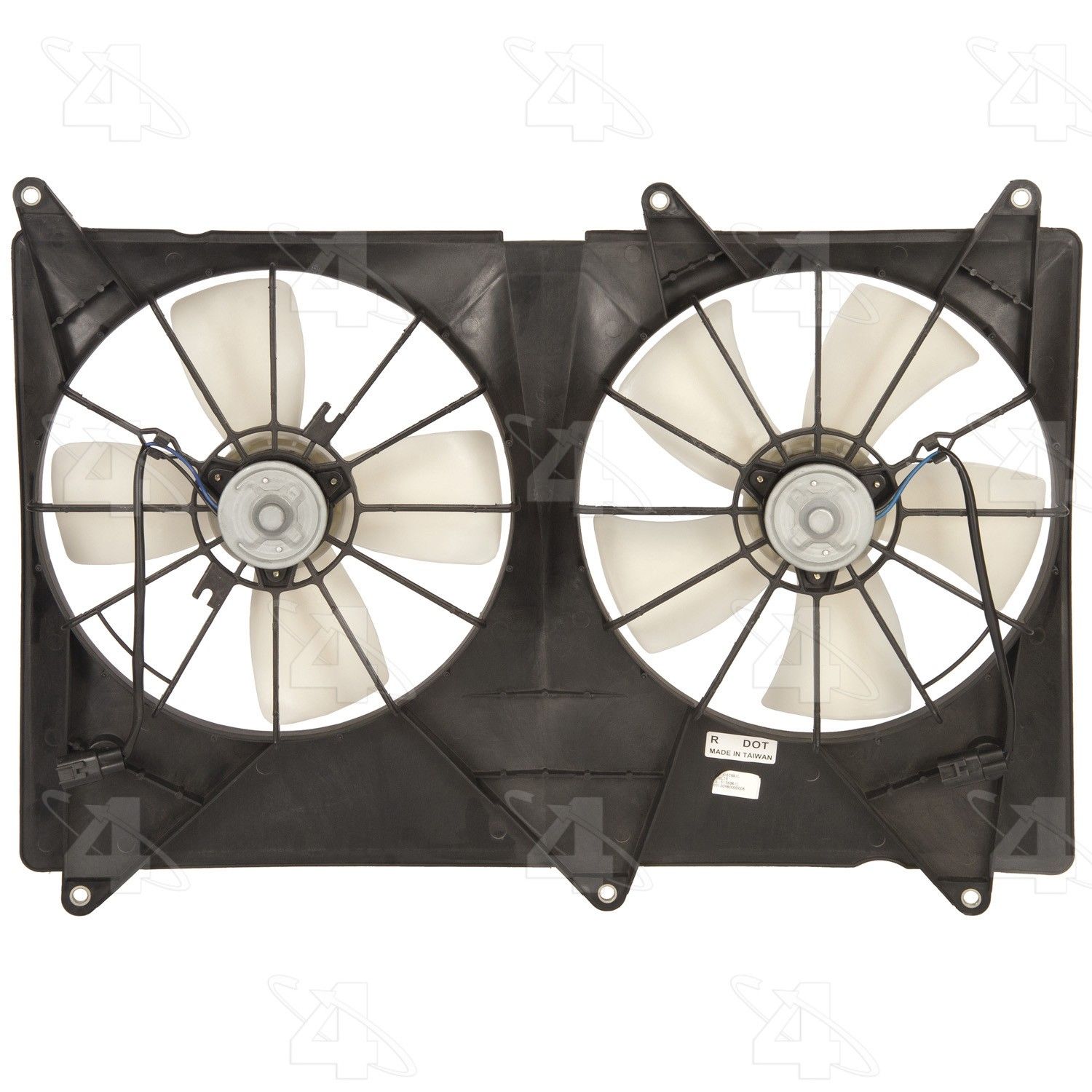 2003, 2002, 2001 Toyota Highlander Dual Radiator and Condenser Fan Assembly