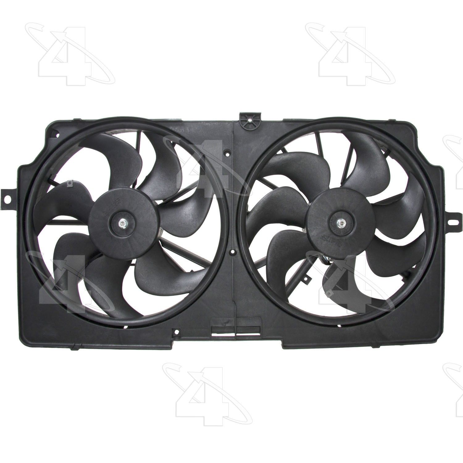 2000, 1999 Chevrolet Venture Dual Radiator and Condenser Fan Assembly