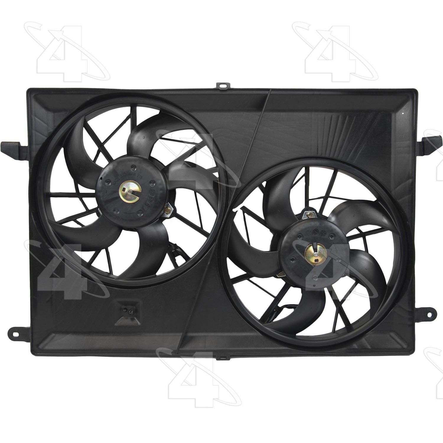 2017, 2016, 2015, 2014, 2013, 2012, 2011, 2010, 2009, 2008, 2007 GMC Acadia Dual Radiator and Condenser Fan Assembly